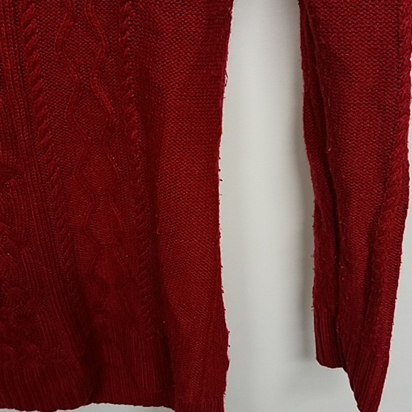 4/$20 Long XS Red Sweater - Picture 3 of 3